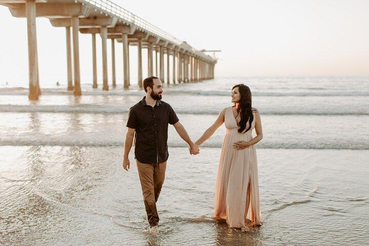 Sessione di fotografia di vacanze private con fotografo locale a San Diego