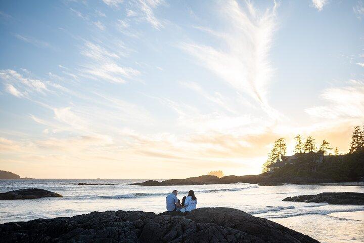 Privat feriefotograferingssession med lokal fotograf i Tofino