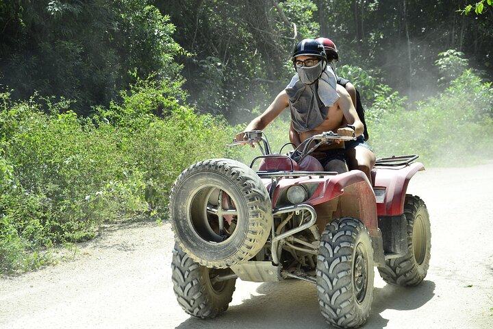 ATV アドベンチャー、セノーテでの水泳、トゥルム遺跡の訪問