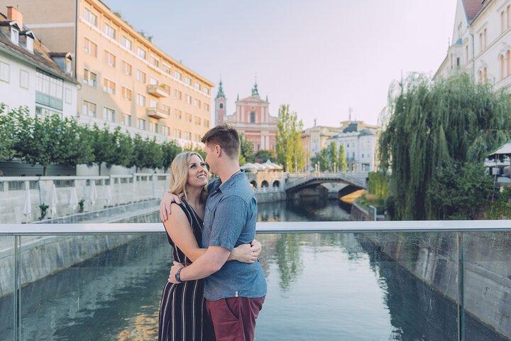 Privat feriefotograferingssession med lokal fotograf i Ljubljana