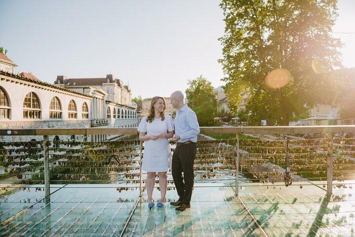 Privat feriefotograferingssession med lokal fotograf i Ljubljana