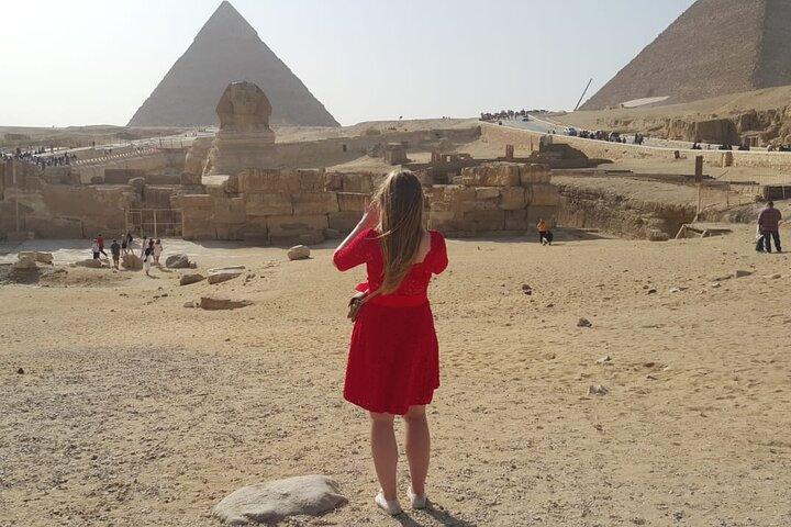 Kairo: Giza-pyramider, Sakkara, Memphis och Dahshur Privat guidad tur