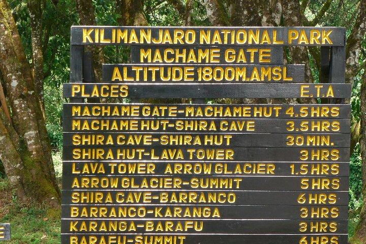 7-dages Kilimanjaro Machame-bestigning