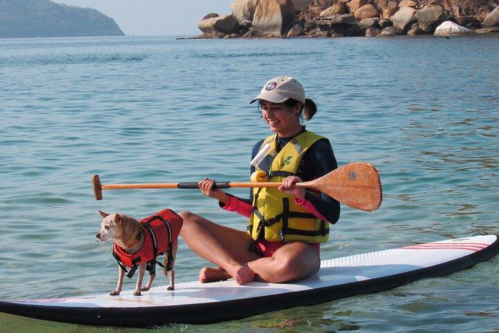 Paddleboarden bij Acapulco's Bay