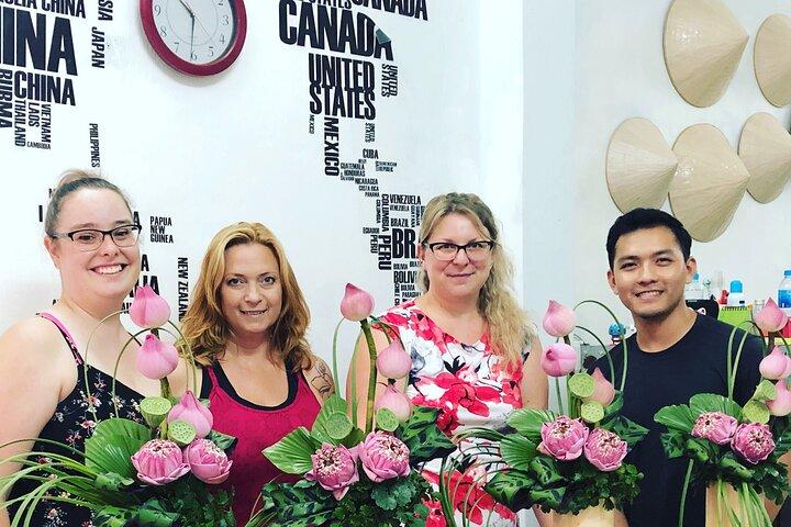 Atelier de composition florale de Ho Chi Minh