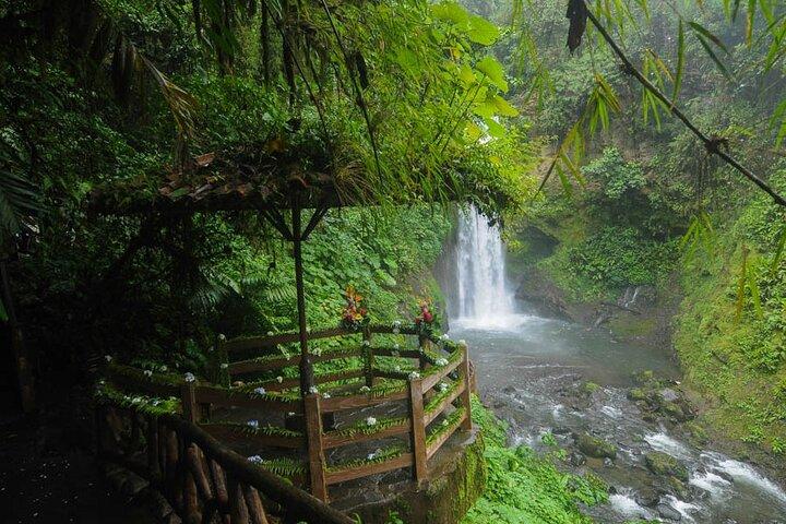 Tour privato di un giorno a La Paz Waterfall Gardens e Tabacon Hot Springs da San Jose