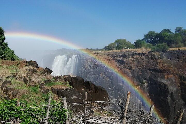 Helicopter flights over the Victoria Falls
