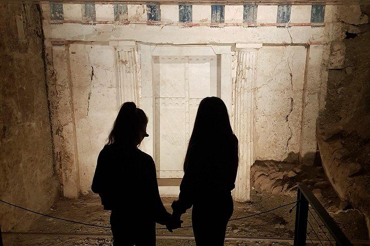 Private Tour from Hotels in Kalithea to Royal Tombs and King Philippos Museum