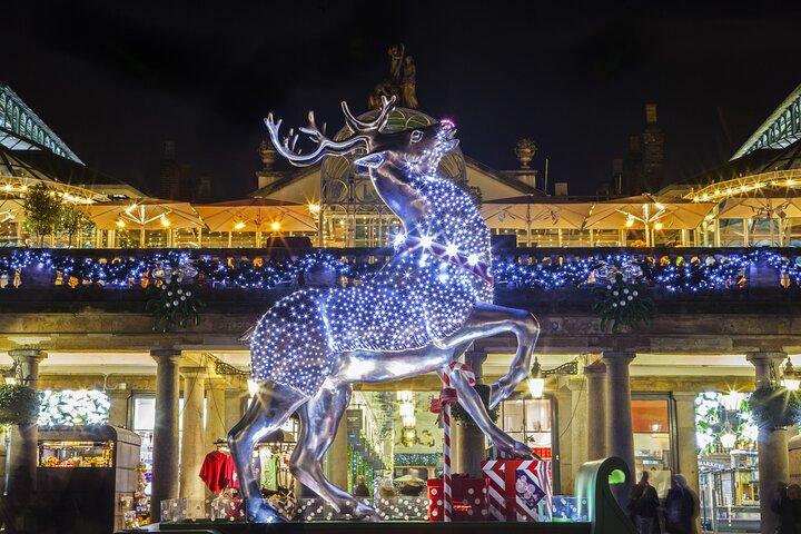 Tour privato delle luci di Natale di Londra in taxi nero tradizionale