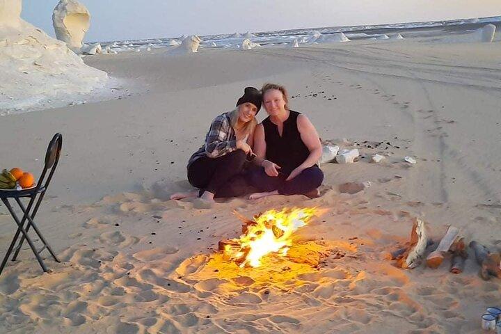 Overnight camping White Desert (Baharaya Oasis) & Cairo Private Transfers