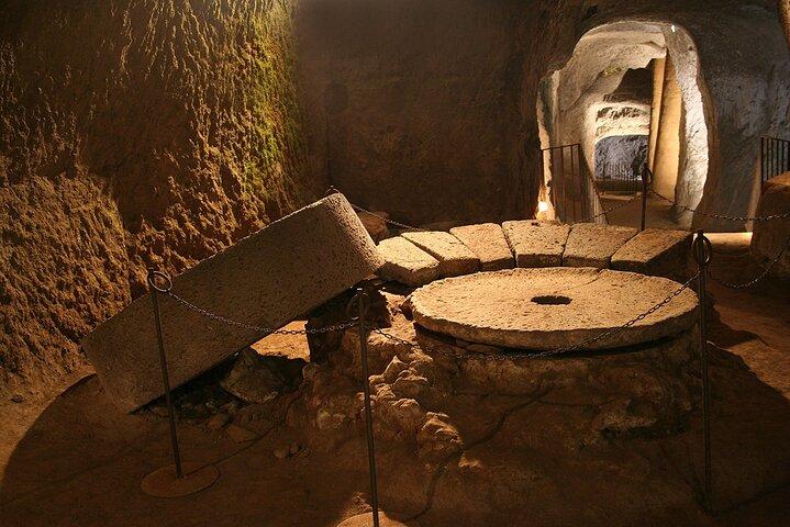 Apéritif devant la visite des grottes souterraines du Duomo et d'Orvieto