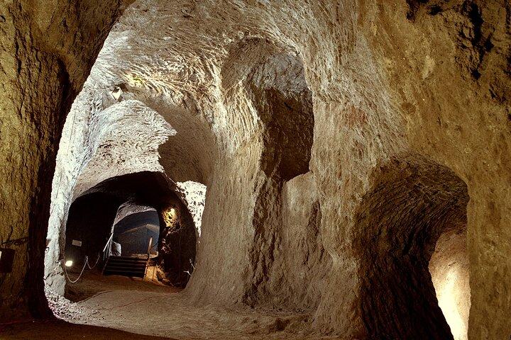 Apéritif devant la visite des grottes souterraines du Duomo et d'Orvieto