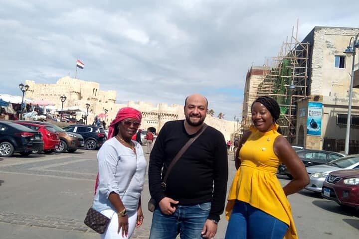 Tour nocturno a Alexandria Private Sightseeing Recogida y regreso en El Cairo