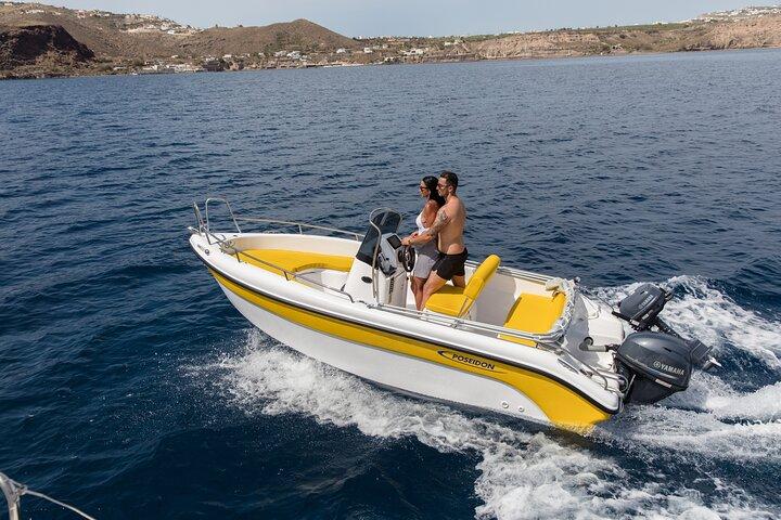 Bootsverleih auf Santorini ab Vlichada