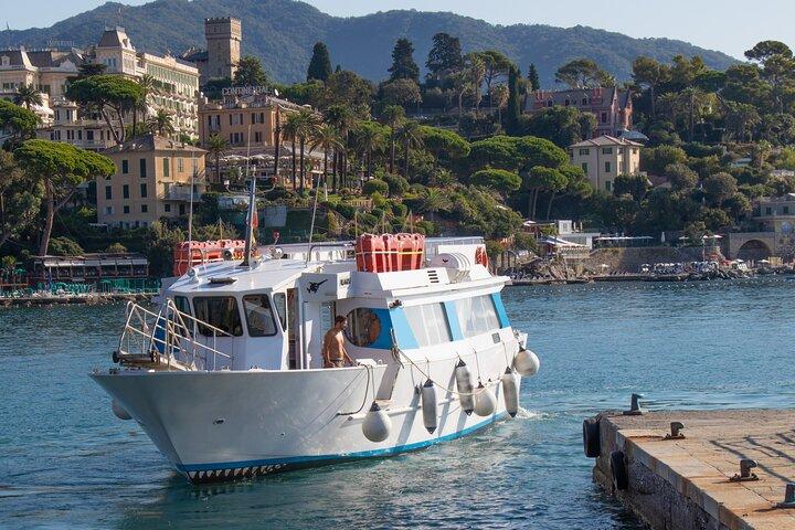 Portofino: Bootstour und Rundgang mit Pesto-Kochkurs und Mittagessen