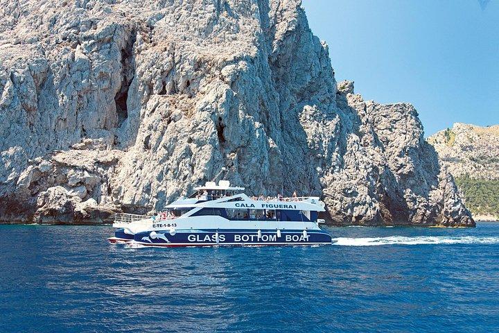Passeio de barco em Cape Formentor em Maiorca