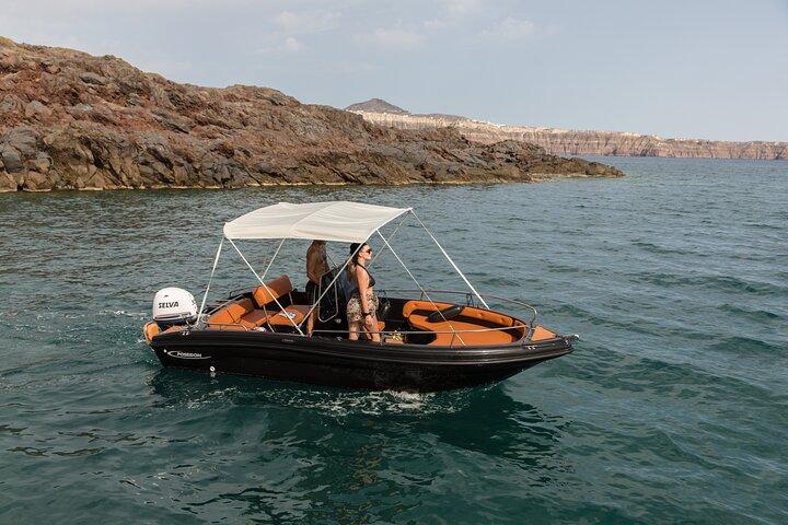 Alquiler de barcos en Santorini sin licencia