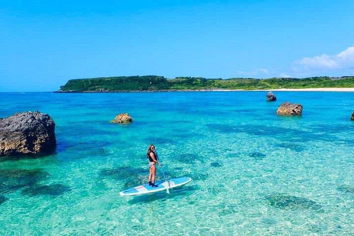 Okinawa Miyako Journée complète tortue marine tuba et SUP ou canoë