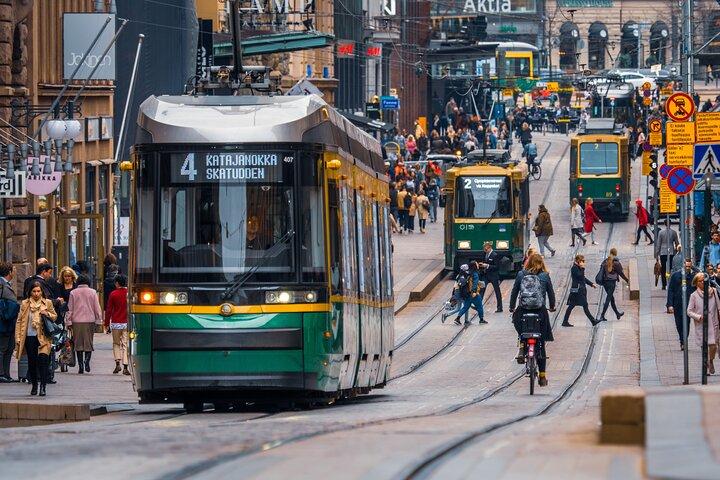 Helsingfors spårvagnstur med stadsplanerare