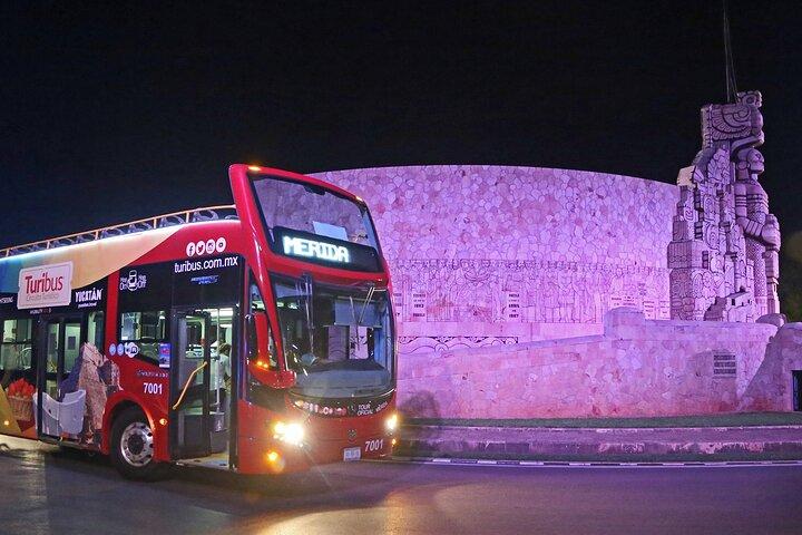 Panoramic Sightseeing Bus City Tour of Merida with 2 Routes