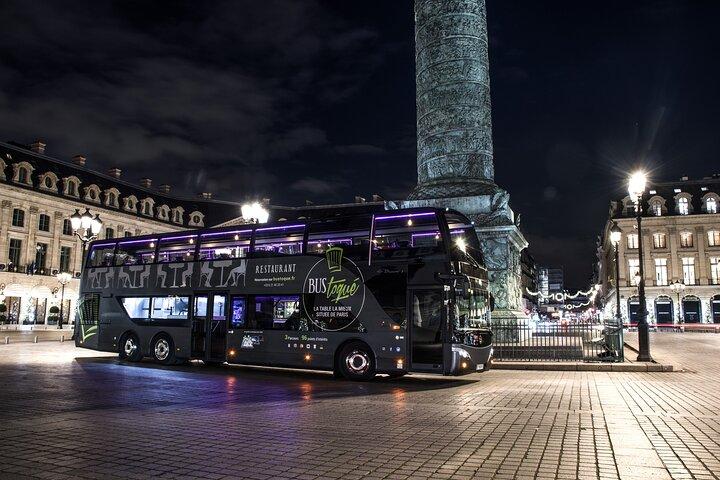 Champs-Elysées Dîner Paris by Night en Bus Panoramique