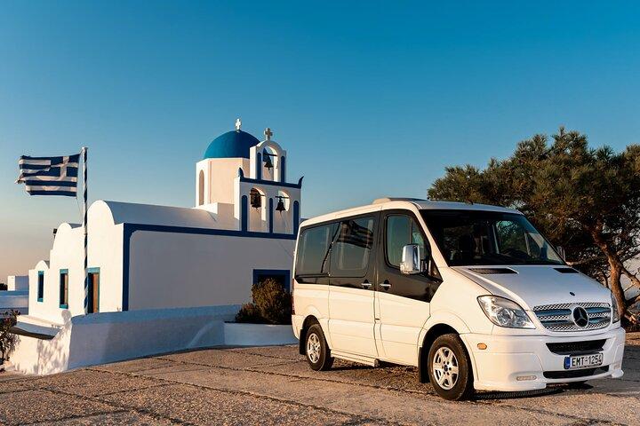 Servicios de transporte privado de Santorini