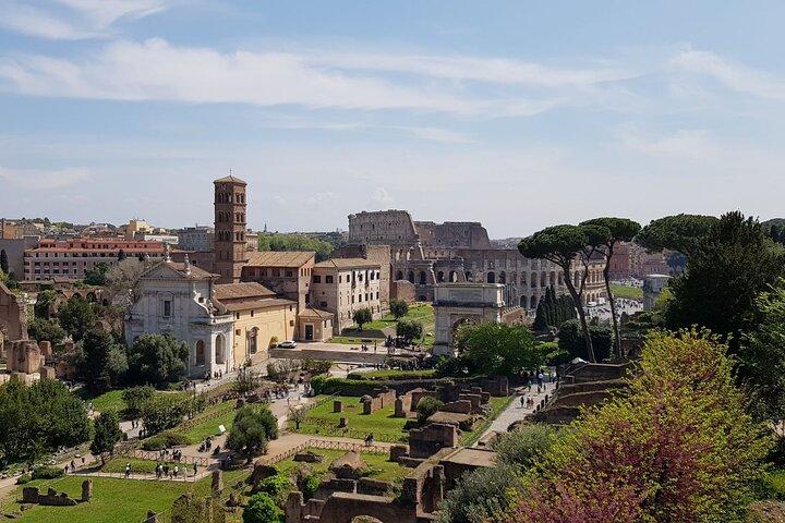 Colisée de Rome, Colline Palatine et Forum Romain