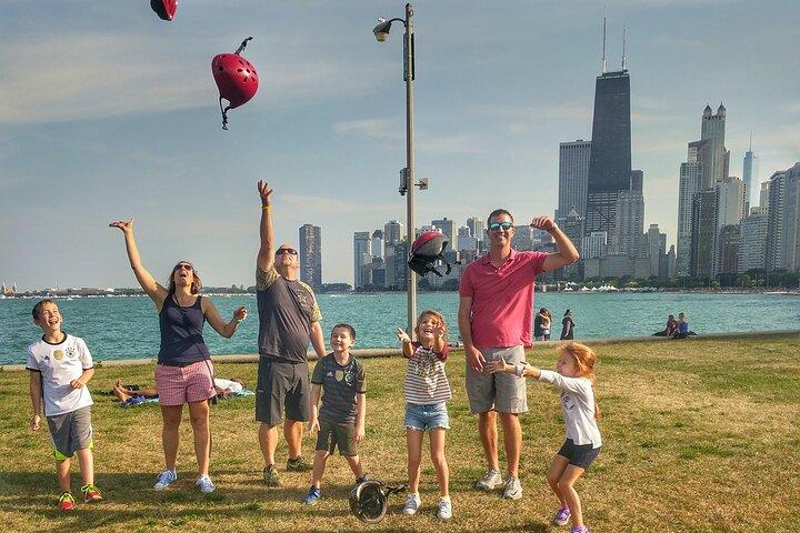 Tour gastronomico e in bicicletta per famiglie di Chicago con le principali attrazioni