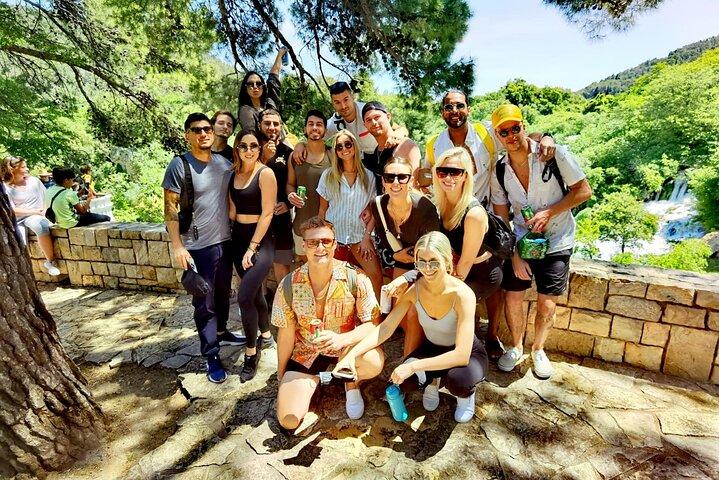 Krka vattenfall dagstur med båttur från Split och Trogir