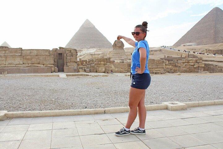 Privétour van een hele dag door het Egyptisch Museum en de piramides van Gizeh