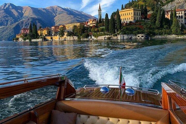 1-stündige Bootsfahrt auf dem Comer See + Bellagio + Mittagessen + Villa Melzi