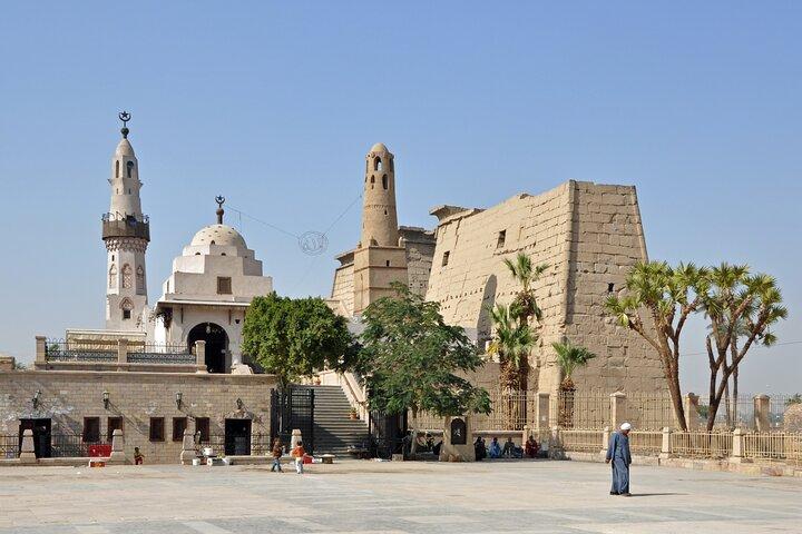 Tour in de toeristische markt in Luxor en de moskee van Sidi Abou El Haggag Luxor