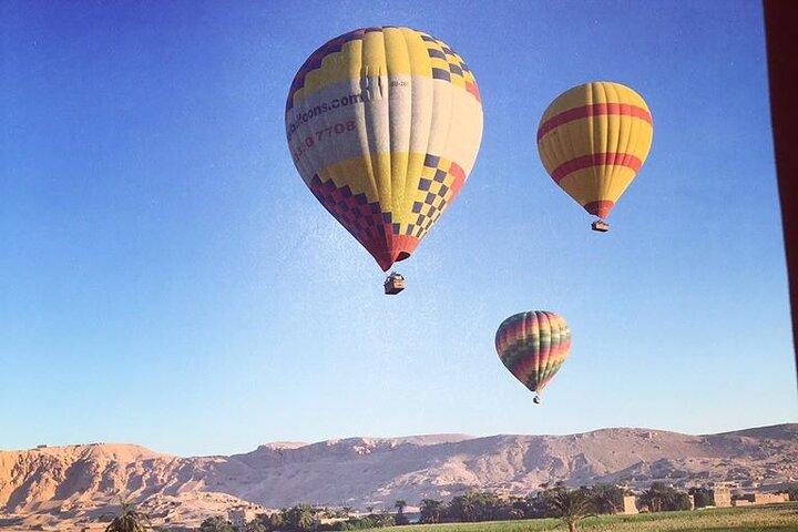 Private Day Tour Hot Air Balloon, Valley of the kings,Hatshepsut temple in Luxor