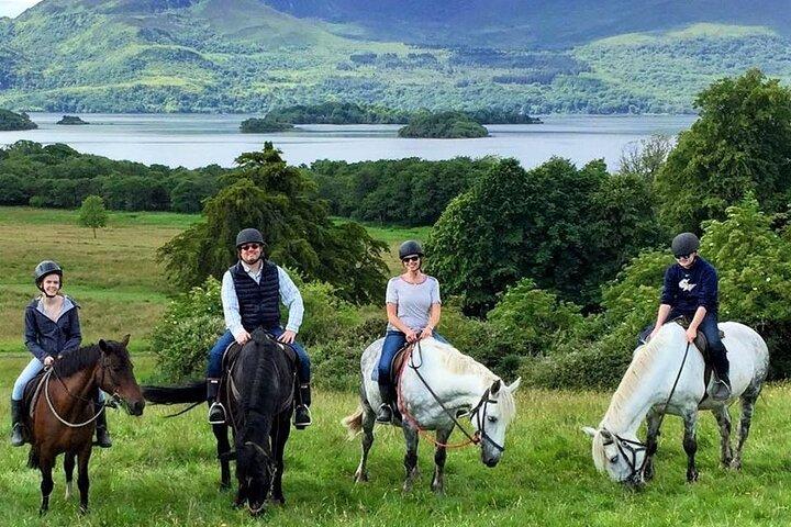 Randonnée à cheval dans le parc national de Killarney. Co Kerry. Guidé. 3 heures.