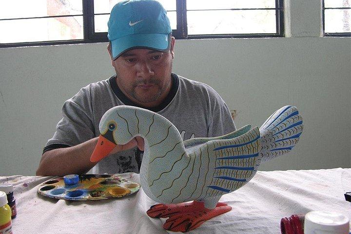 モンテ アルバンとアラゾラとコヨテペックの職人の家ワークショップ