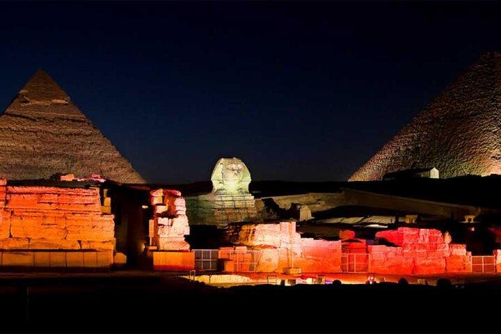 Sound and Light Show bei den Pyramiden
