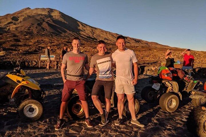 Excursion en quad au coucher du soleil au Teide
