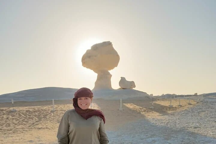 Camping in the White & Black Deserts (Bahariya Oasis) & Cairo Private transfer