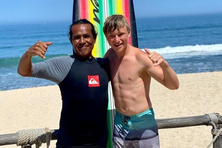 Surf Lessons in CABO with Mexico Surf Champ!
