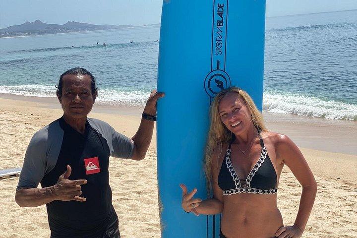 Surf Lessons in CABO with Mexico Surf Champ!