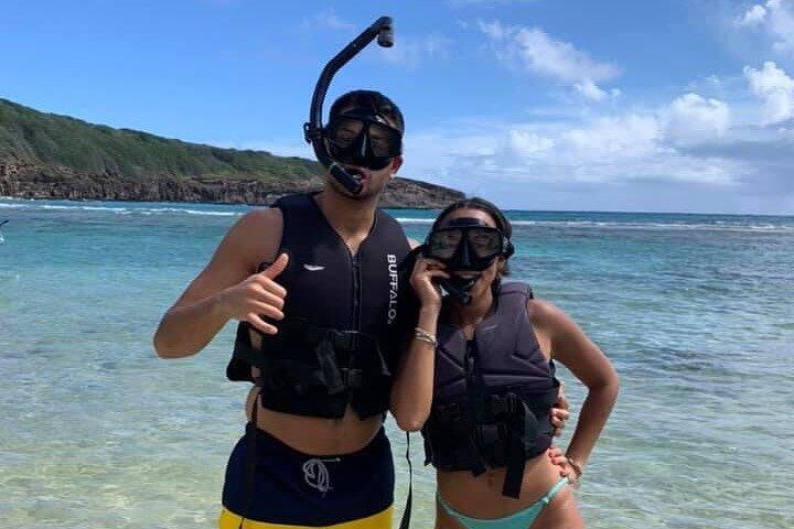 ワイキキ発ハナウマ湾シュノーケリング