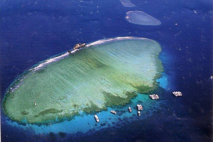Viagem de mergulho na ilha Tiran de barco em Sharm El Sheikh
