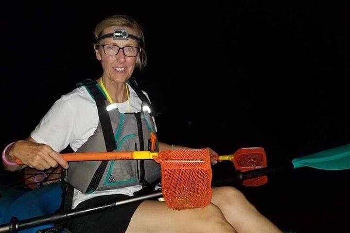 Excursão de caiaque bioluminescente em mil ilhas com caiaque de cacau!