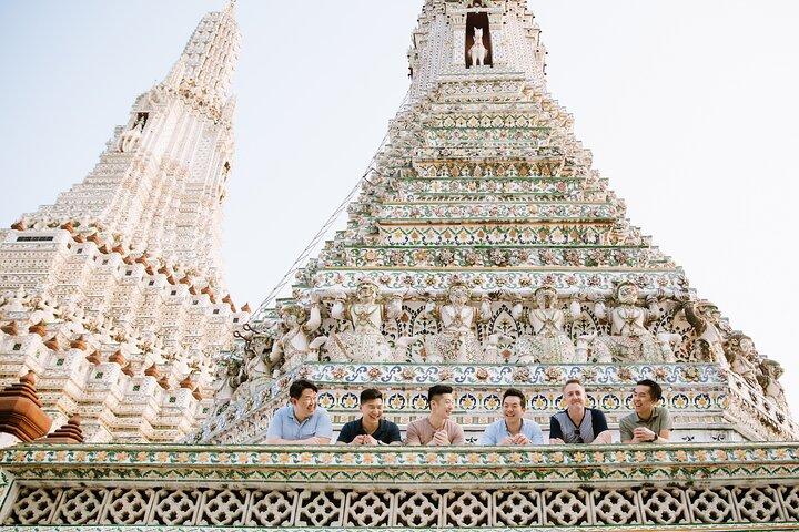 Sesión privada de fotografía de vacaciones con fotógrafo local en Bangkok