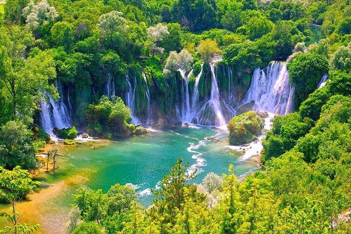 Heldags vattenfallen Mostar och Kravice från Dubrovnik