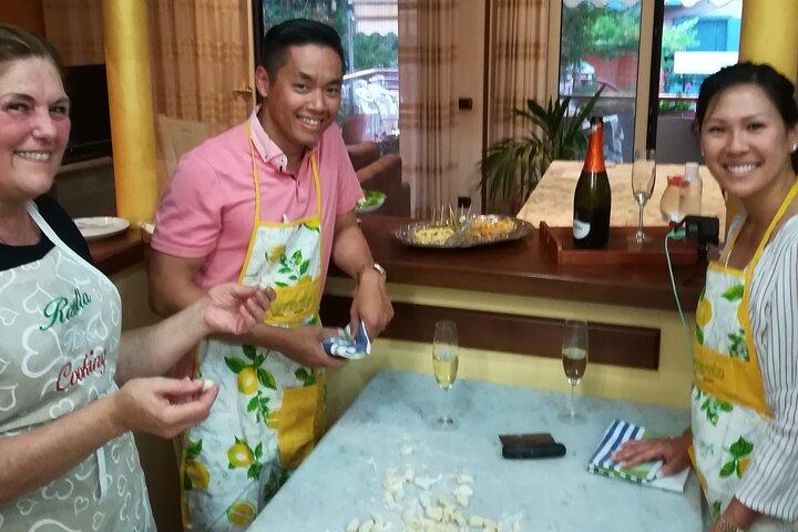 cena e dimostrazione di cucina