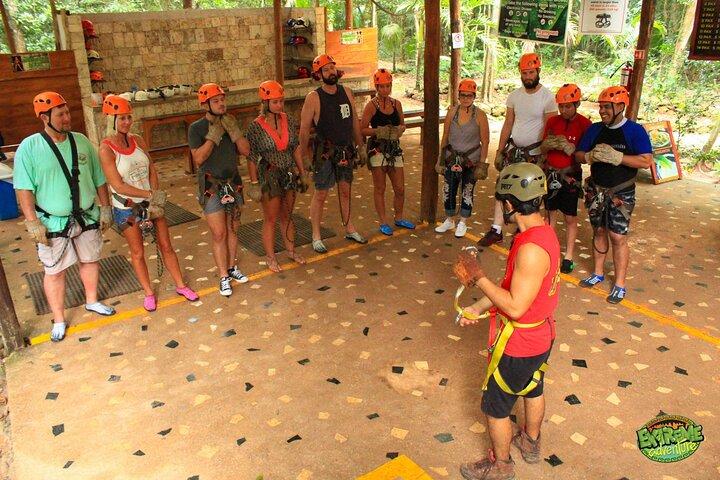 Atividades ATV Cenote e tirolesas da Riviera Maya