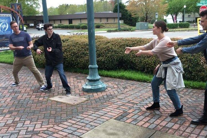 Leuke stadsspeurtocht in Sunnyvale door Zombie Scavengers