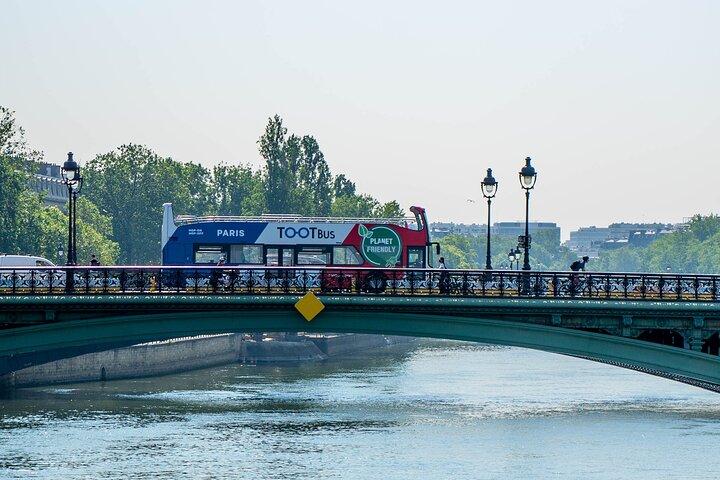 Parijs Tootbus must-see hop-on, hop-off-bustour met riviercruise op de Seine
