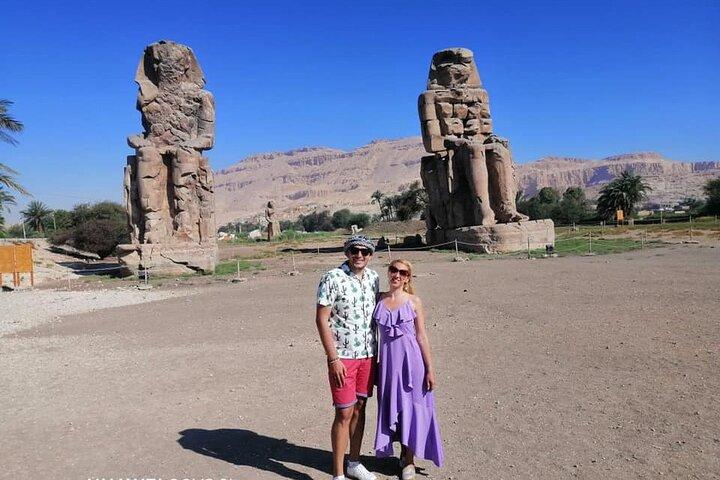 Tour privato di 2 giorni a Luxor con esperienza in mongolfiera dagli hotel del Cairo